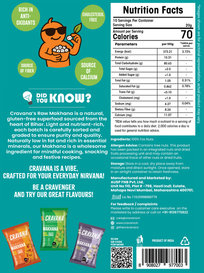 Cravana Raw Makhana