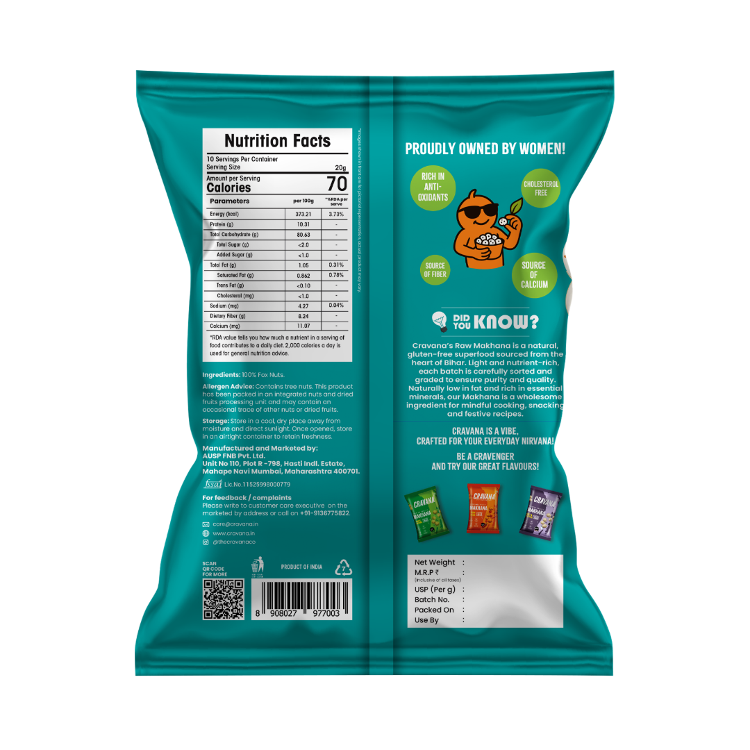 Cravana Raw Makhana